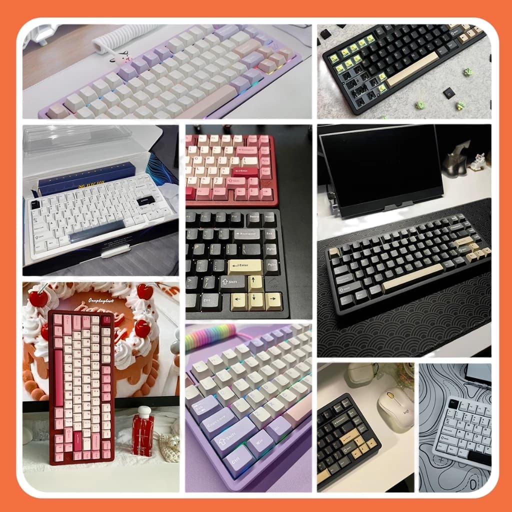 Bàn phím cơ ELECFOX INKY75 CNC không dây 3 mode Mạch Xuôi Hỗ trợ hotswap 5 pin LED RGB Có App - 2
