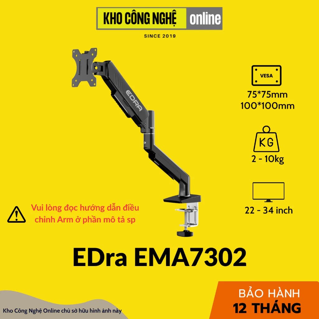 Giá Treo / ARM màn hình EDra EMA7302 / EMA7304 / EMA7305PD / EMA7306PD (Hàng Chính Hãng)